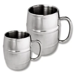 Krug Edelstahl Doppelwandig