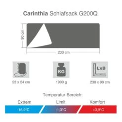 Carinthia Schlafsack G200Q -Camping-Ausrüstung Verkäufe 2024 c9506 101 9 1